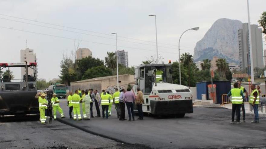 Calp aligera el tráfico en sus grandes avenidas