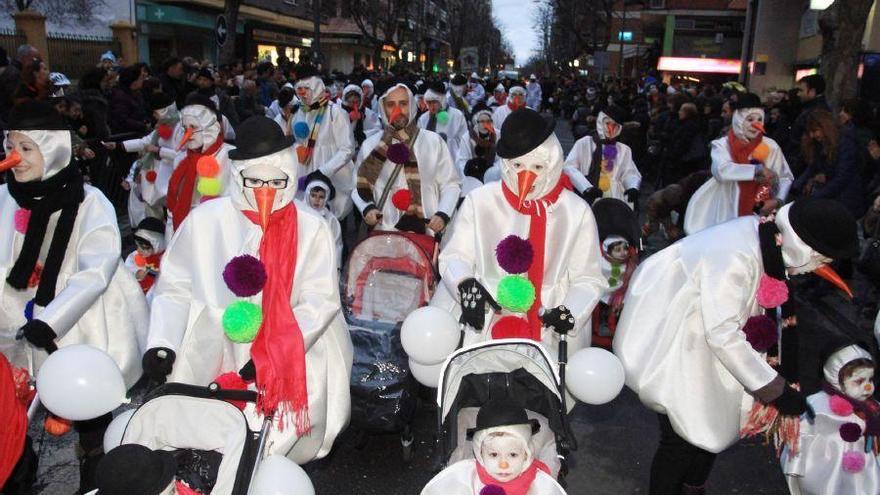 Más de 1.200 personas, en los desfiles de Carnaval de Zamora