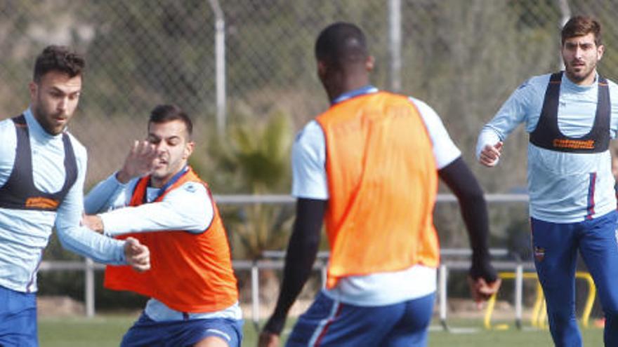 Víctor Casadesús, en el entrenamiento en Buñol