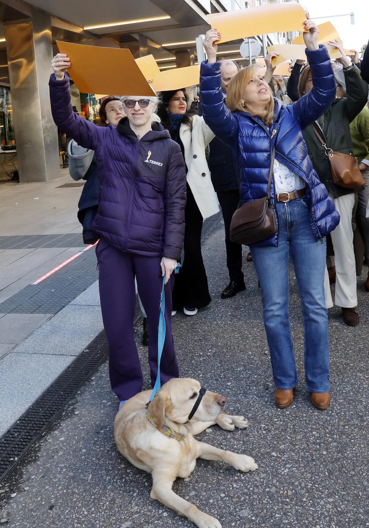 La médica y bicampeona paralímpica de triatlón adaptado, Susana Rodríguez Gacio, durante el evento de este sábado.
