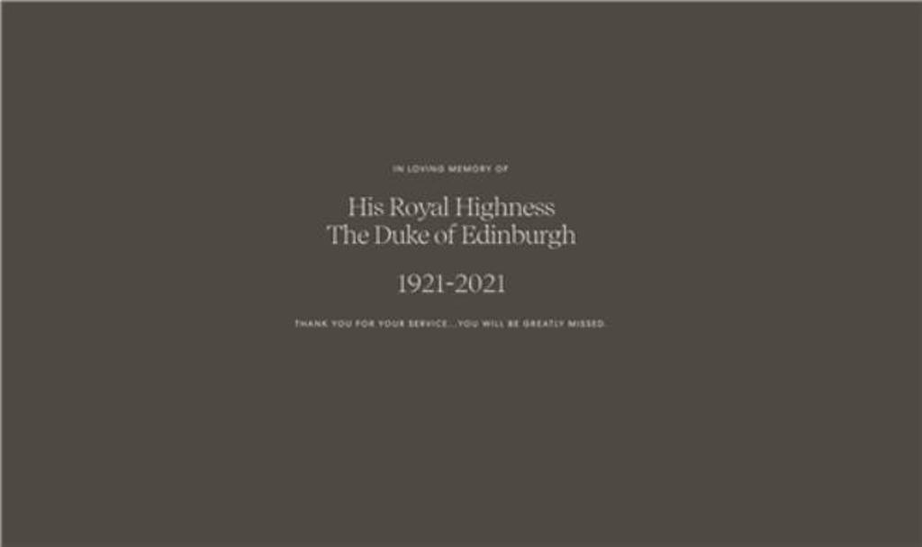 Comunicado oficial de los duques de Sussex por la muerte del duque de Edimburgo