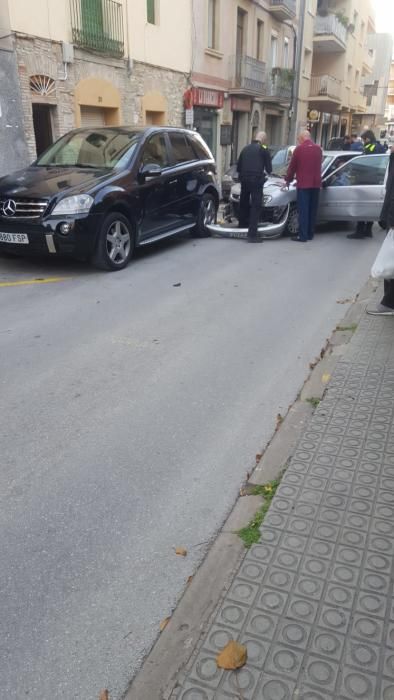 Accident de trànsit a Sant Vicenç de Castellet