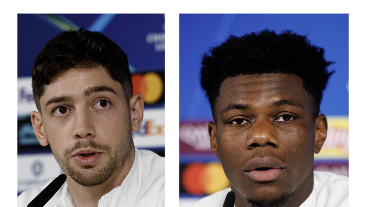 Federico Valverde y Aurélien Tchouamén, tristes protagonistas del final de temporada del Madrid