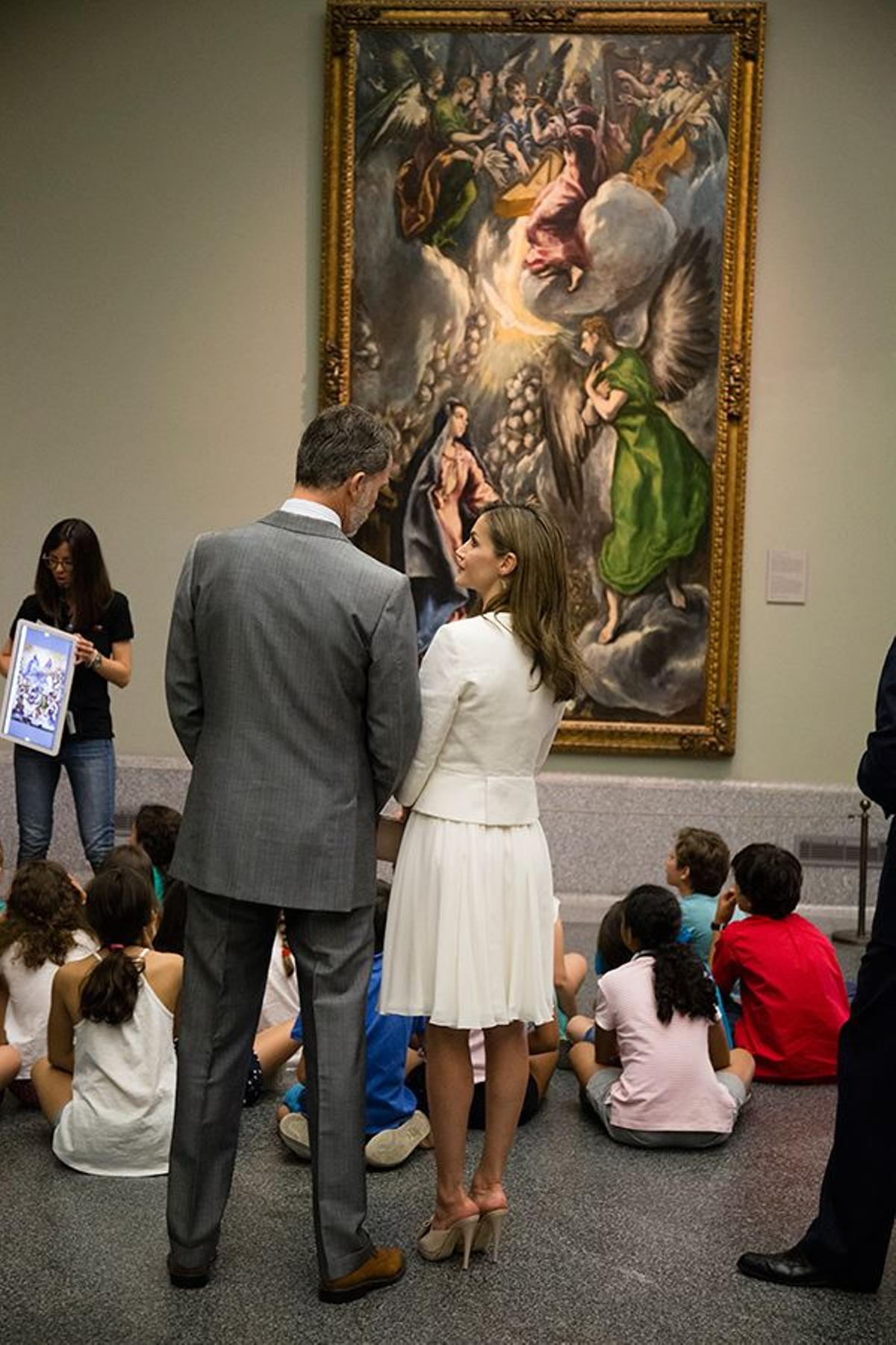 Los Reyes en el Museo del Prado de Madrid