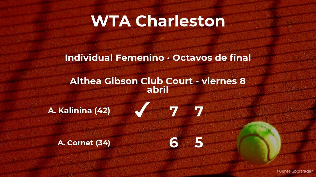 La tenista Anhelina Kalinina se hace con la plaza de los cuartos de