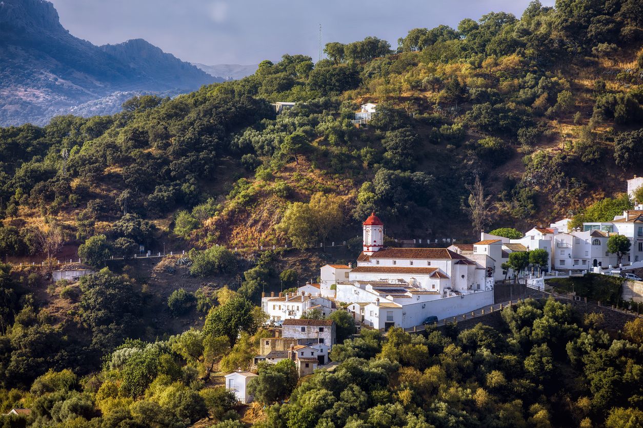 El pueblo de Genalguacil en Málaga