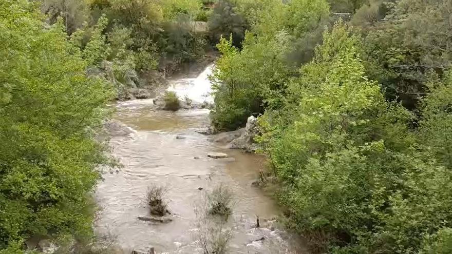 VÍDEO | Aquest és l&#039;estat del riu la Muga després de les pluges dels darrers dies