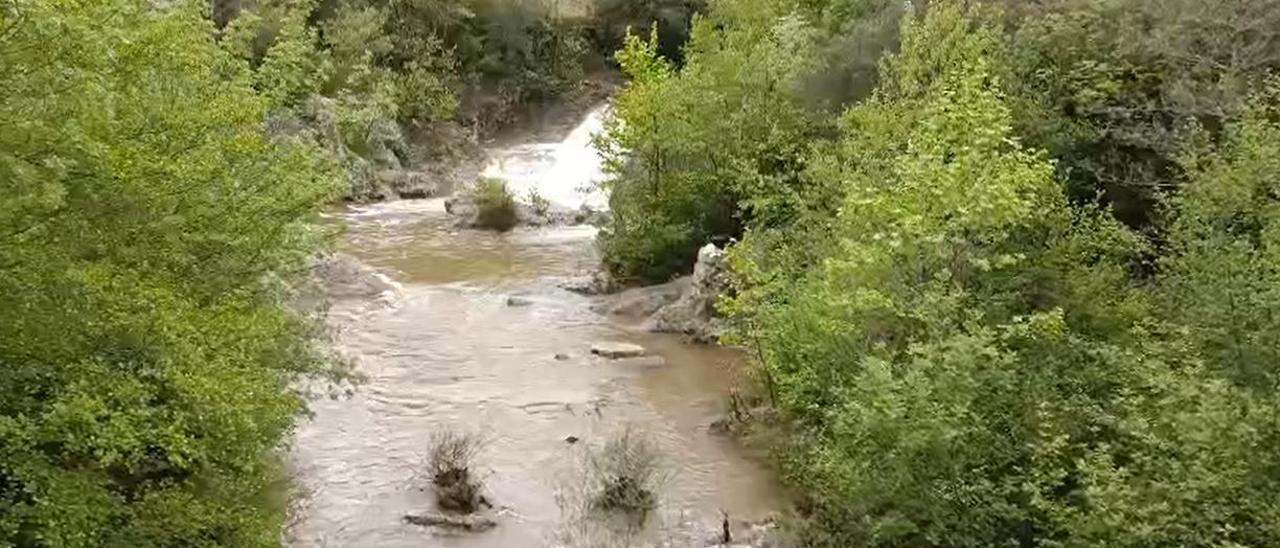 VÍDEO | Aquest és l'estat del riu la Muga després de les pluges dels darrers dies