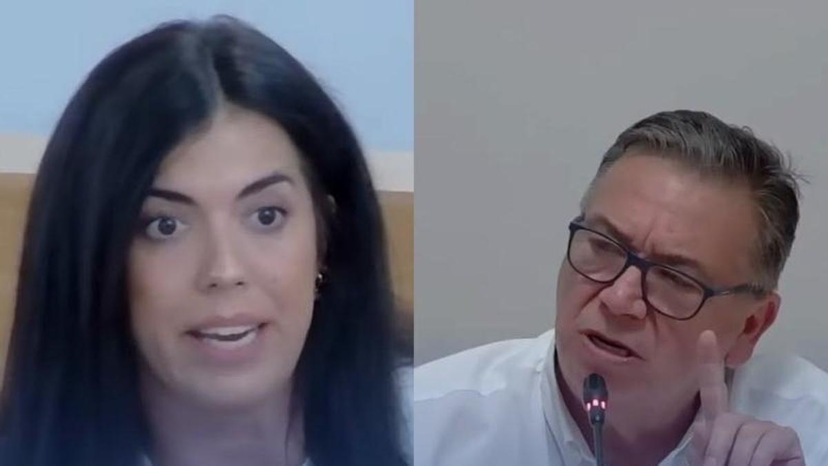 Isabel Cortés, a la izquierda; y José María Ramírez, a la derecha.
