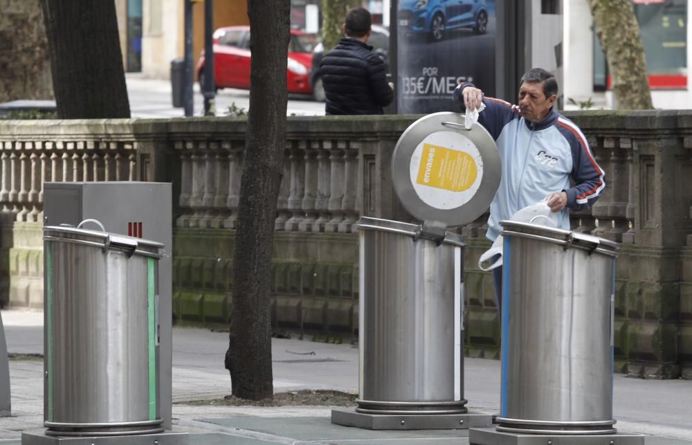 Primer dia cierre de Gijón por el coronavirus