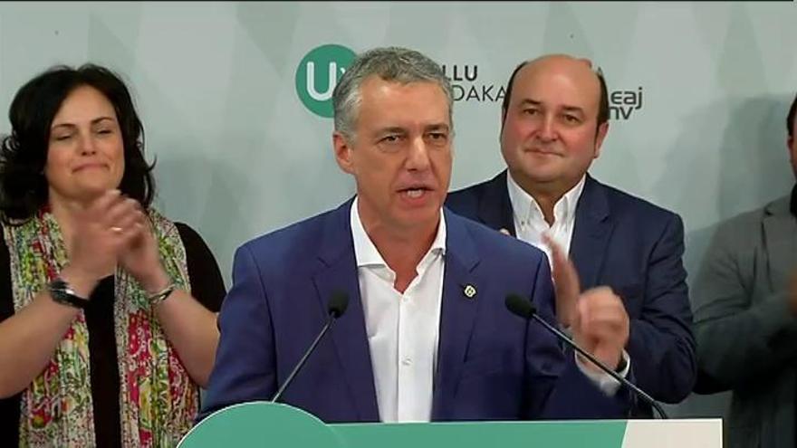 Urkullu: "Vamos a trabajar por un nuevo pacto con el Estado de igual a igual desde la bilateralidad"