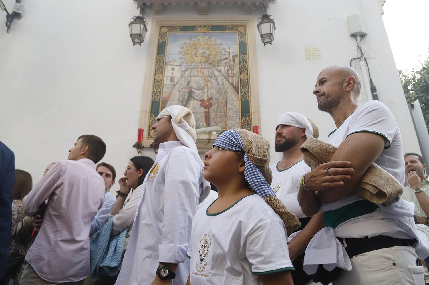 Traslado de la Virgen de La Paz hacia la Catedral antes de su coronación