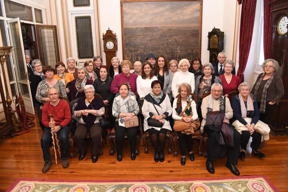 Voluntarios de los centros cívicos, en María Pita