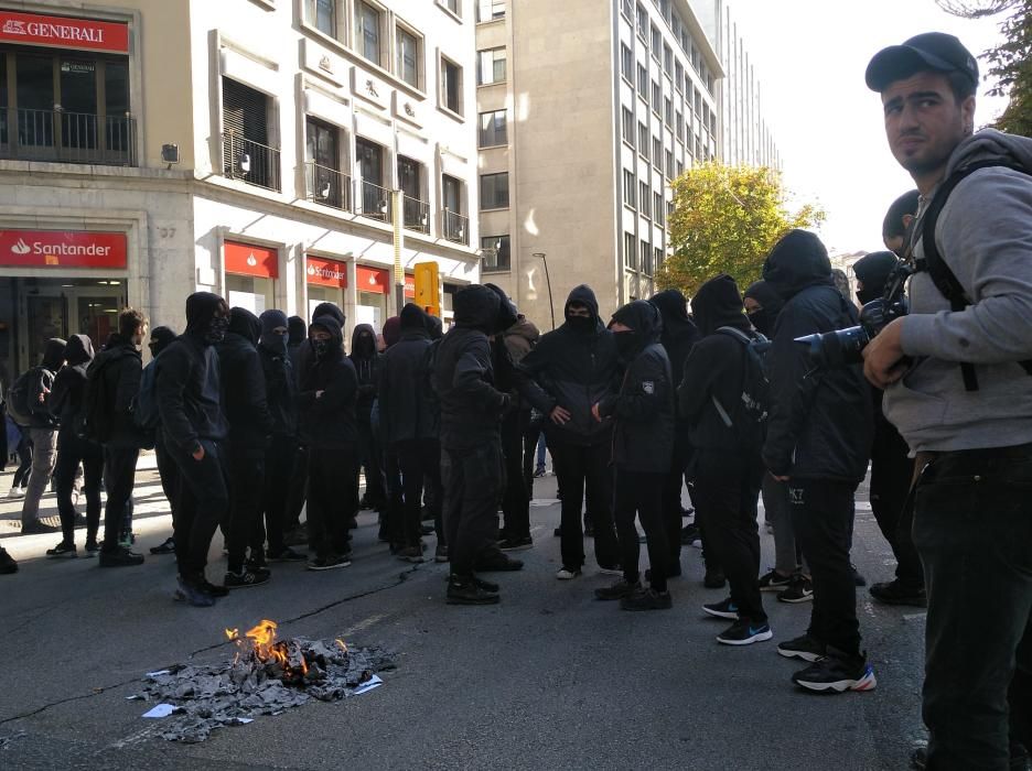 Incidents a Girona en el Dia de la Constitució