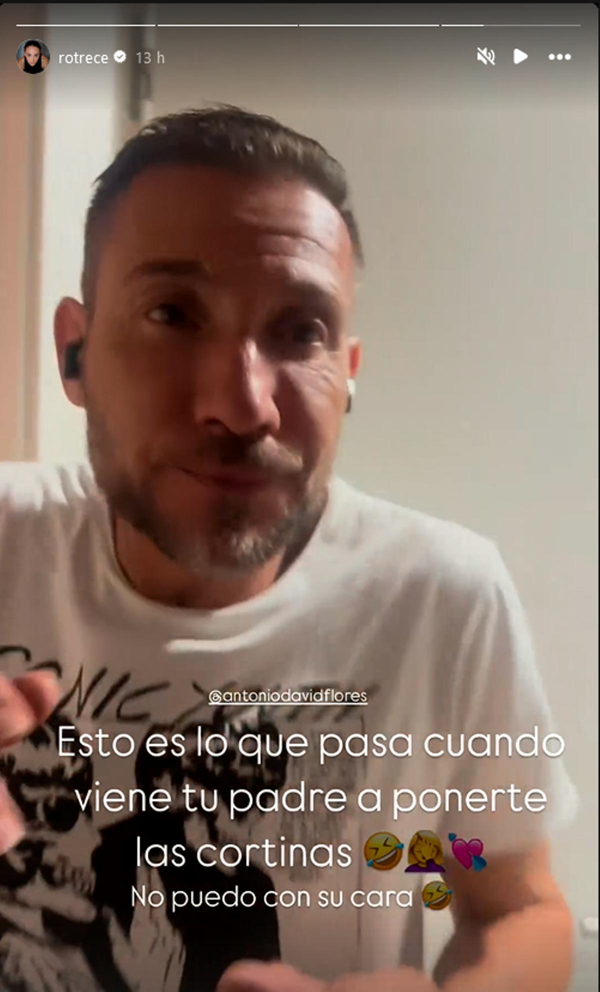 Se filtra el vídeo que desvela la actual relación de Rocío Flores con su padre Antonio David: &quot;No puedo con su cara&quot;