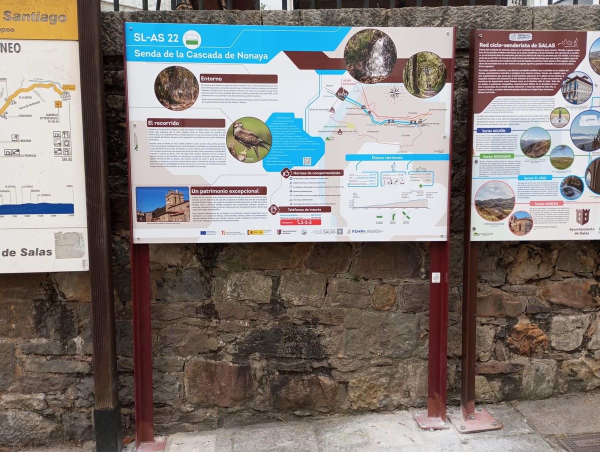 Detalle de los nuevos carteles.