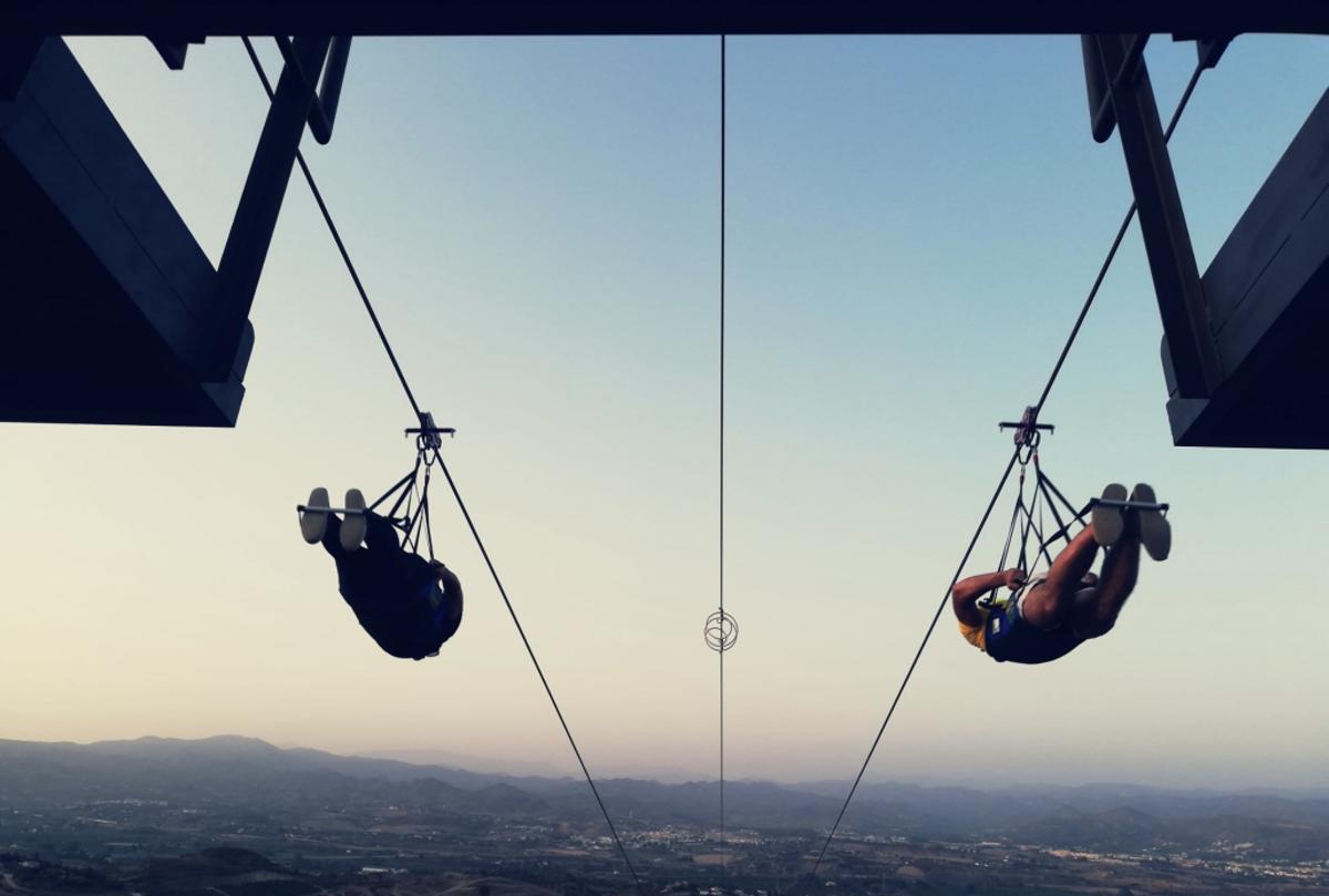 Sunview Park, el parque de aventuras de Alhaurín de la Torre con la tirolina doble más larga de Andalucía