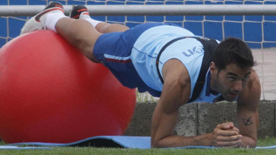 Trujillo, durante un entrenamiento en Buñol