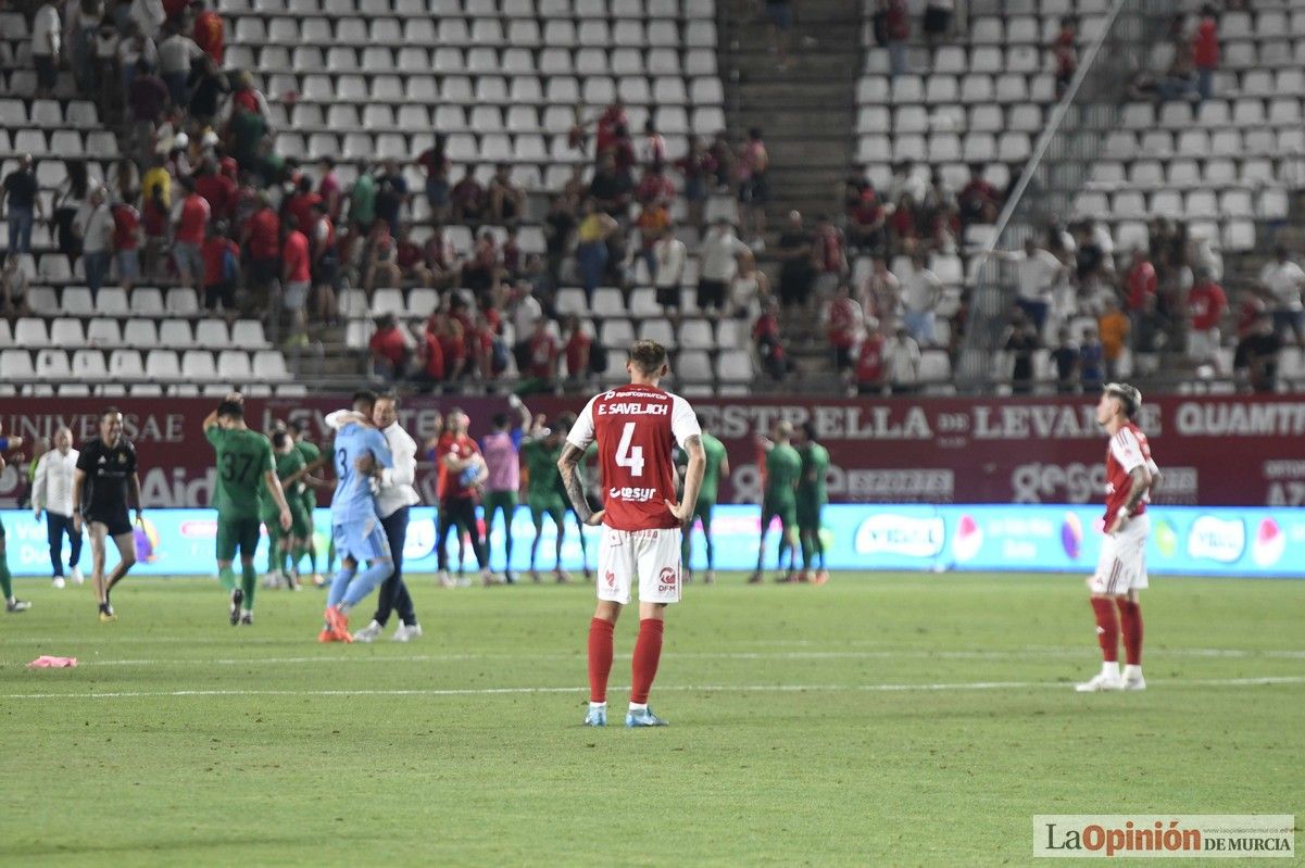 Así fue el encuentro del play off del Real Murcia y el Nástic en la lucha por el ascenso