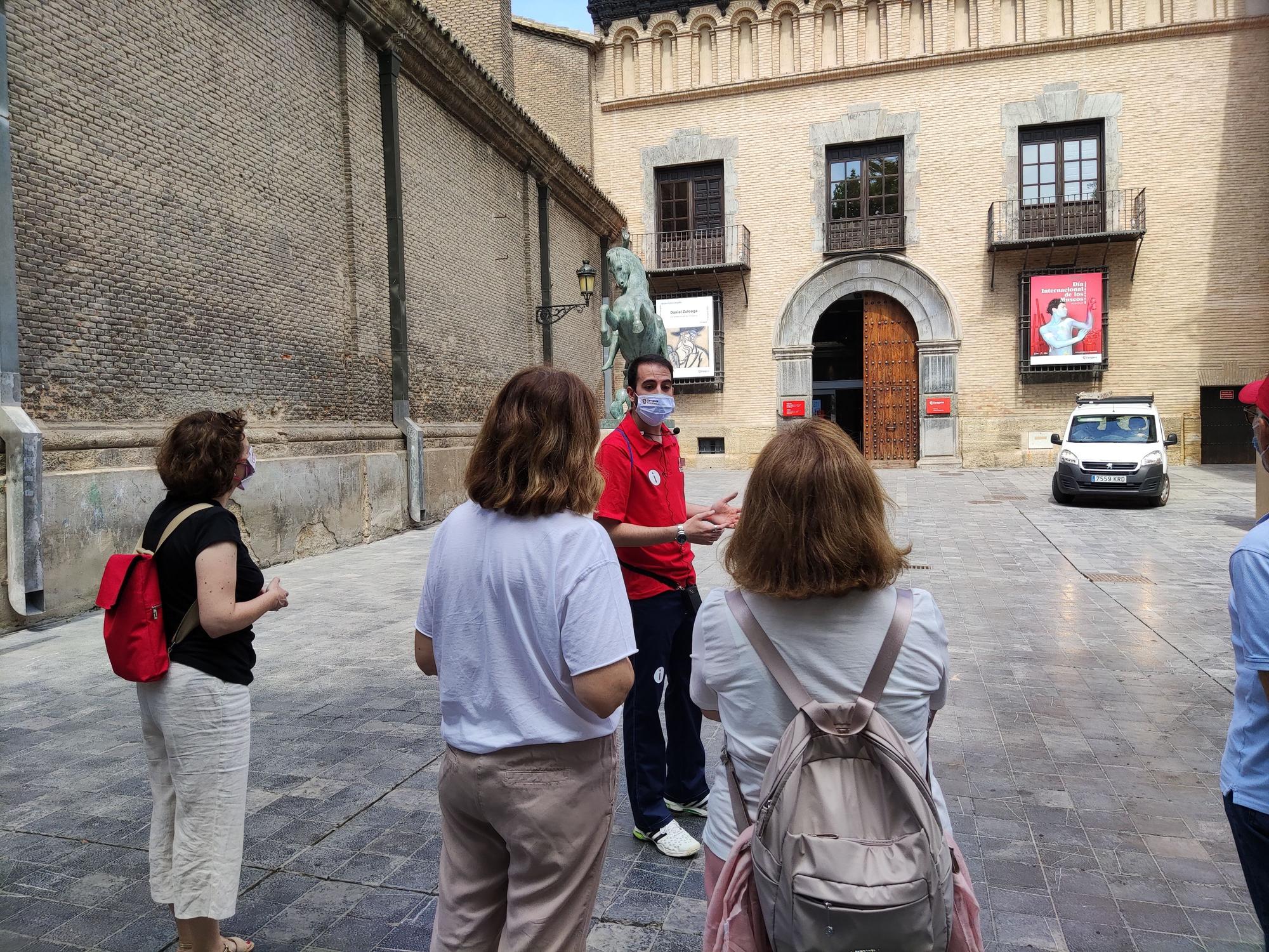 Diferentes enclaves de la ruta por el Casco Histórico de Zaragoza