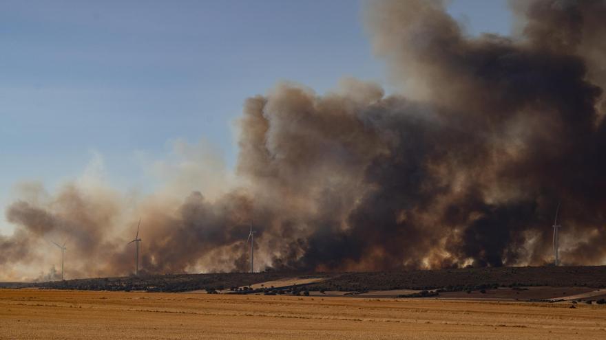 El riesgo de incendios sigue en Zamora: de peligro alto a peligro medio