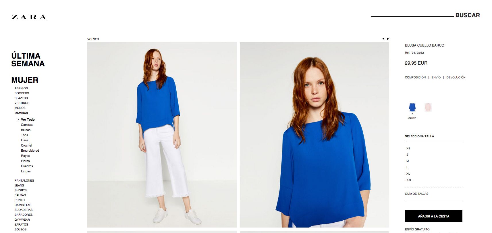 Zara fabricará más prendas hasta la talla XXL