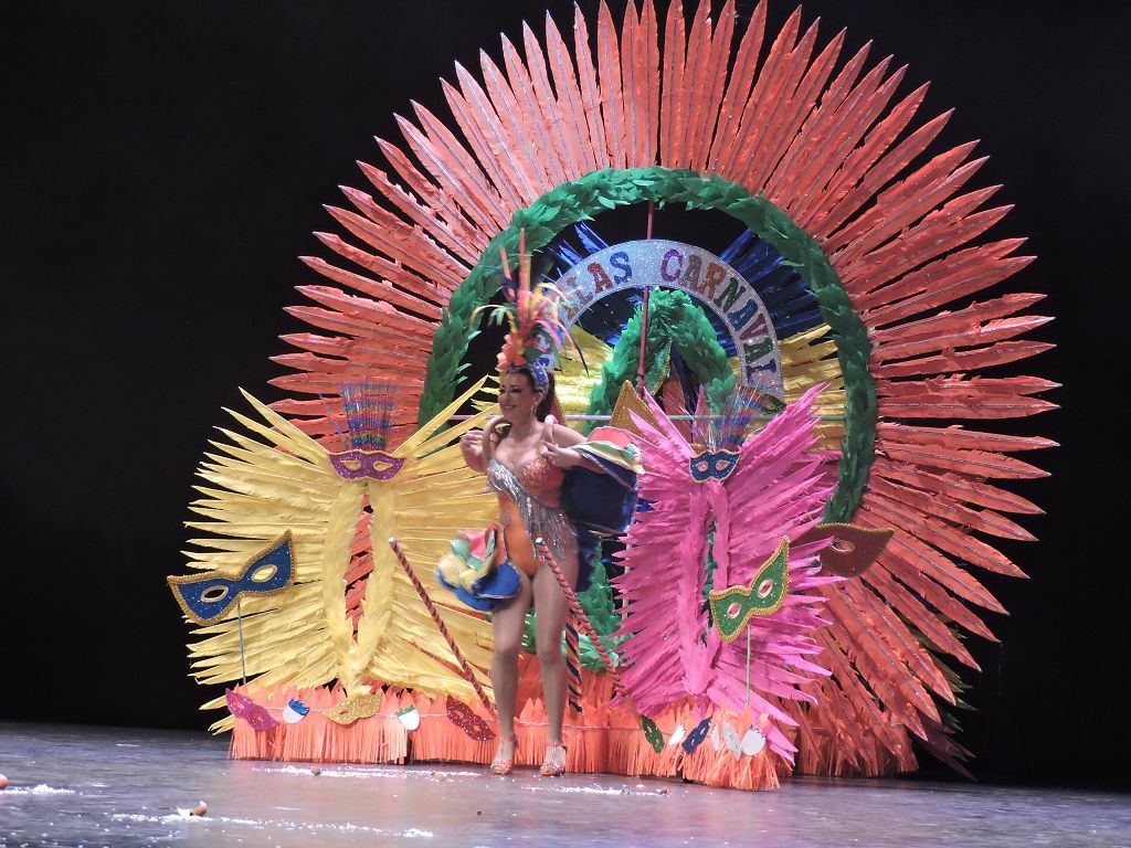 Carnaval de Águilas 2023: concurso de trajes de papel y maquillaje corporal