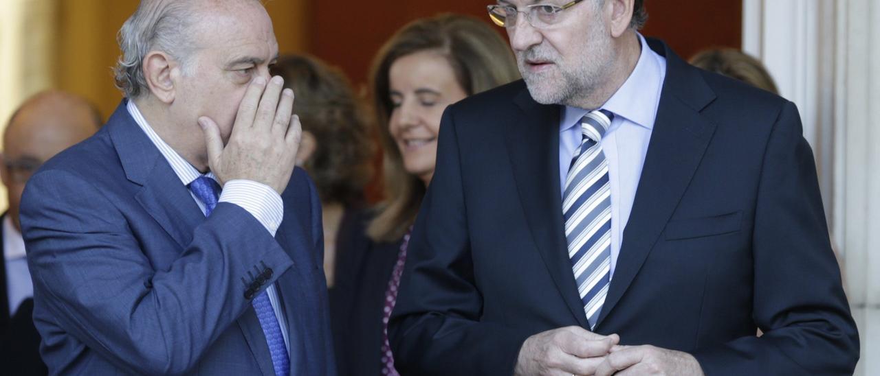 Jorge Fernández Díaz habla con Mariano Rajoy