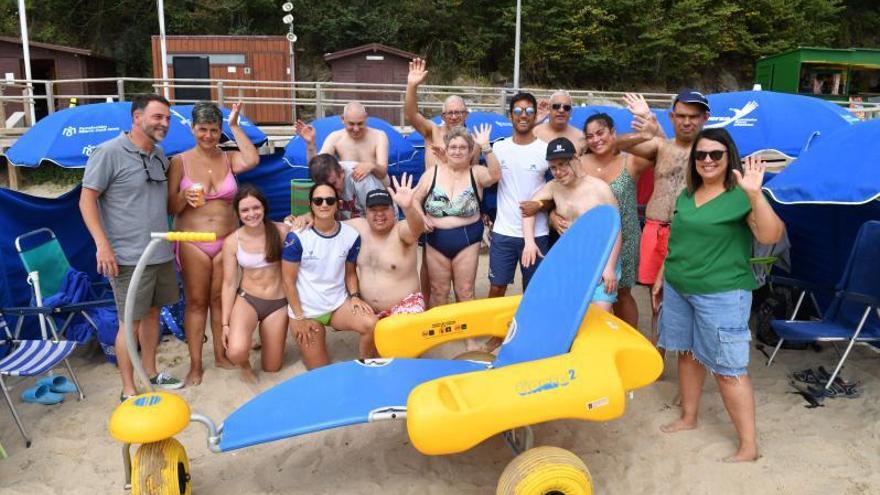 “Este ratito en la playa de Oza nos da la vida”