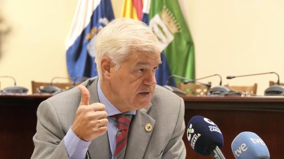 Alpidio Armas, presidente del Cabildo de El Hierro