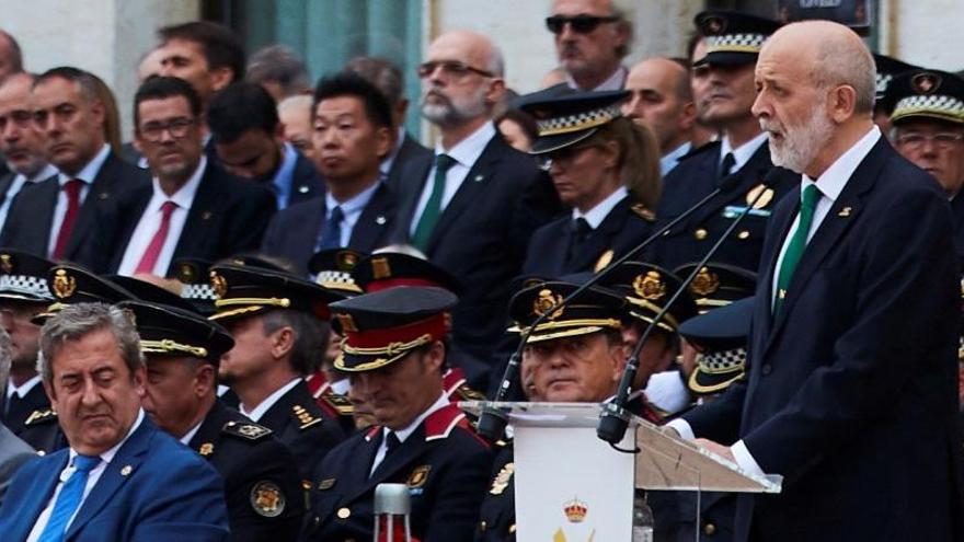 El acto de la Guardia Civil en Sant Andreu de la Barca.