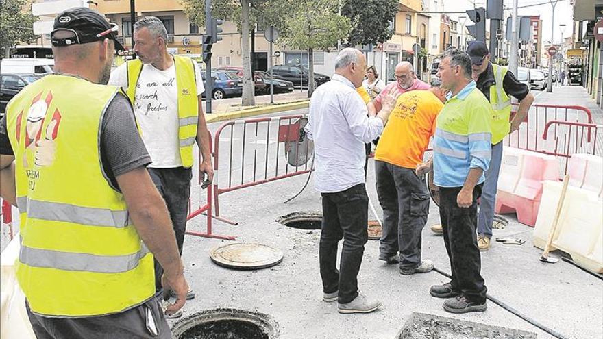 Impulsan un plan para acabar con 14 puntos negros del alcantarillado en Vila-real