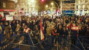 Rally in Madrid against amnesty of Catalan separatist leaders