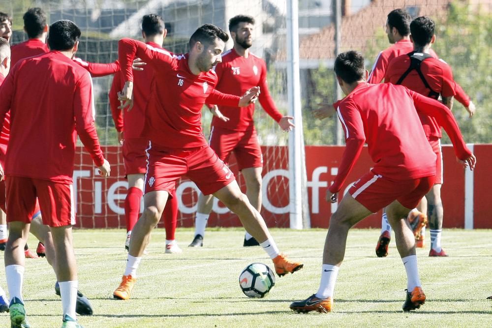 Entrenamiento del Sporting