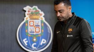 Xavi Hernández, este martes en Do Dragão.