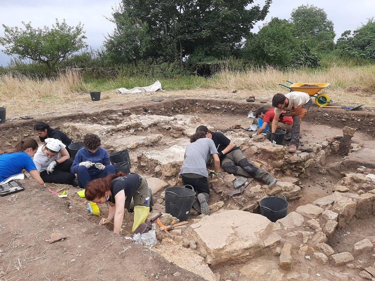 La excavación del año pasado