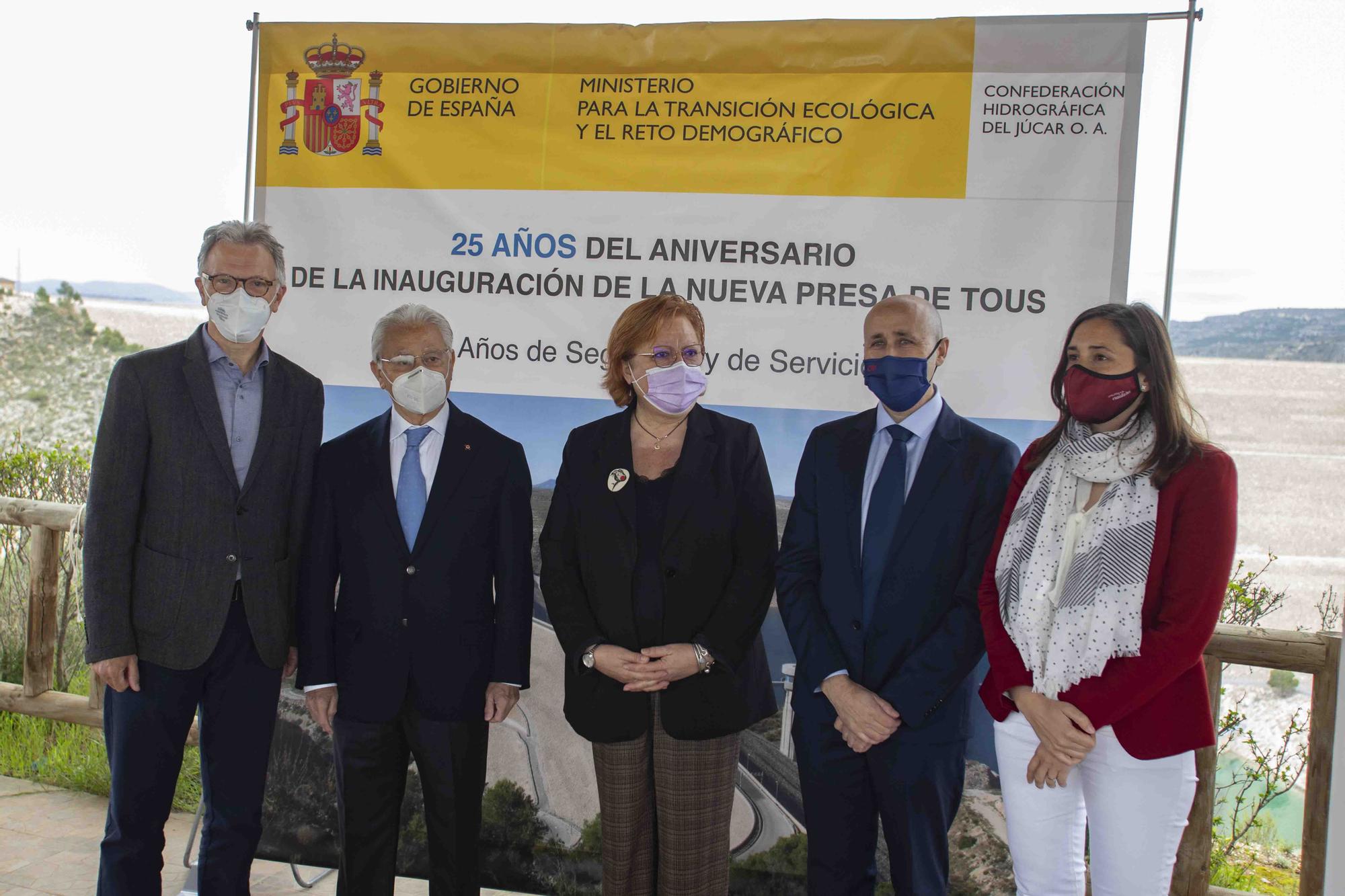 Se cumplen 25 años de la inauguración de la presa de Tous