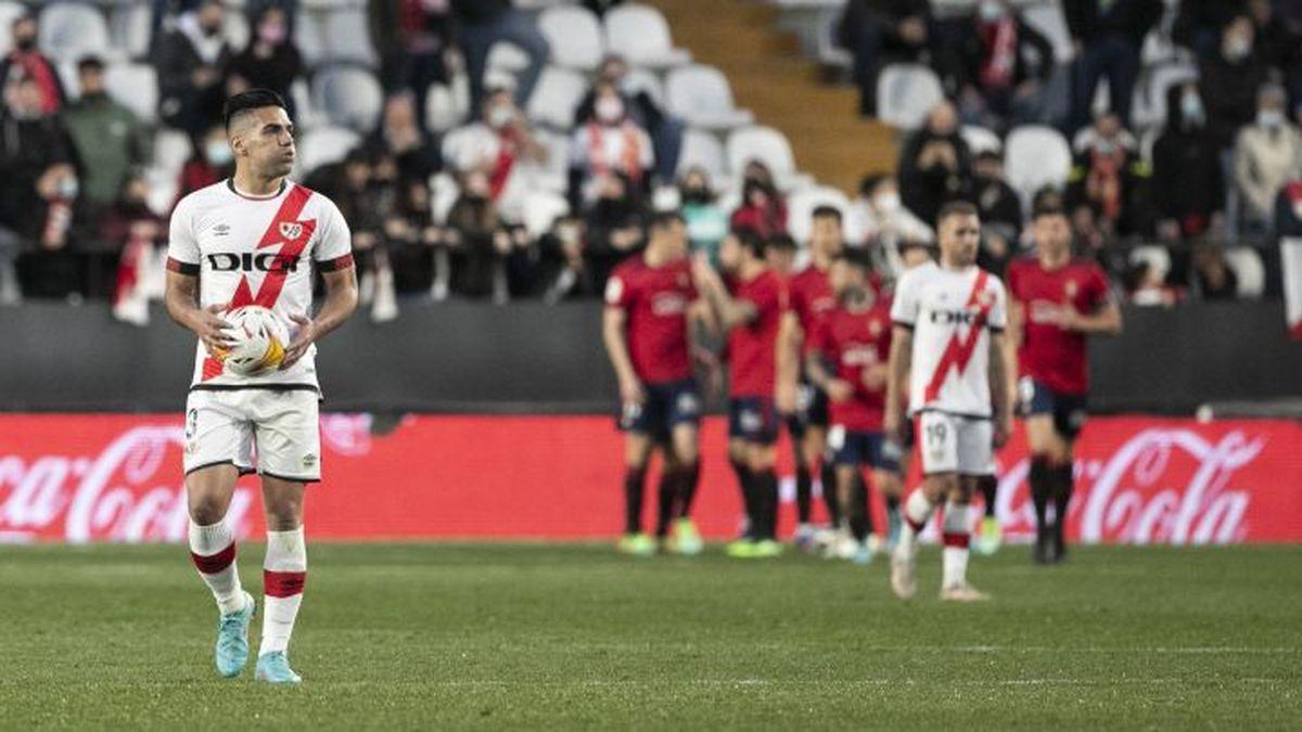 Después de múltiples derrotas al hilo, el Rayo ha caído hasta la mitad de la tabla