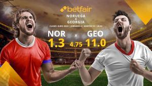 Noruega vs. Georgia: horario, TV, estadísticas, clasificación y pronósticos