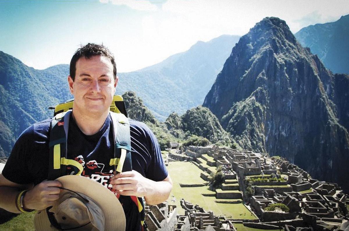 Antoni Daimiel en Machu Picchu