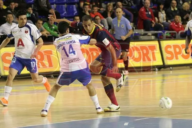 LAS MEJORES IMÁGENES DEL BARÇA ALUSPORT UMACON ZARAGOZA