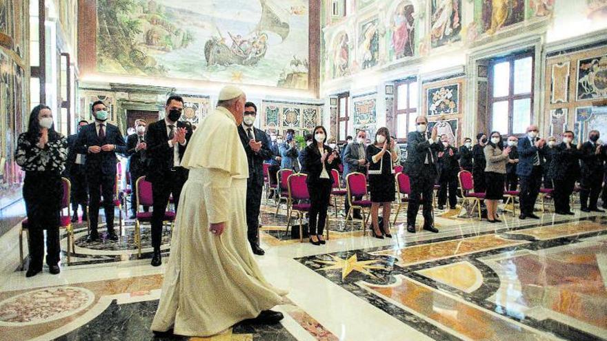 El papa Francesc, en una recepció recent al Vaticà  | EFE