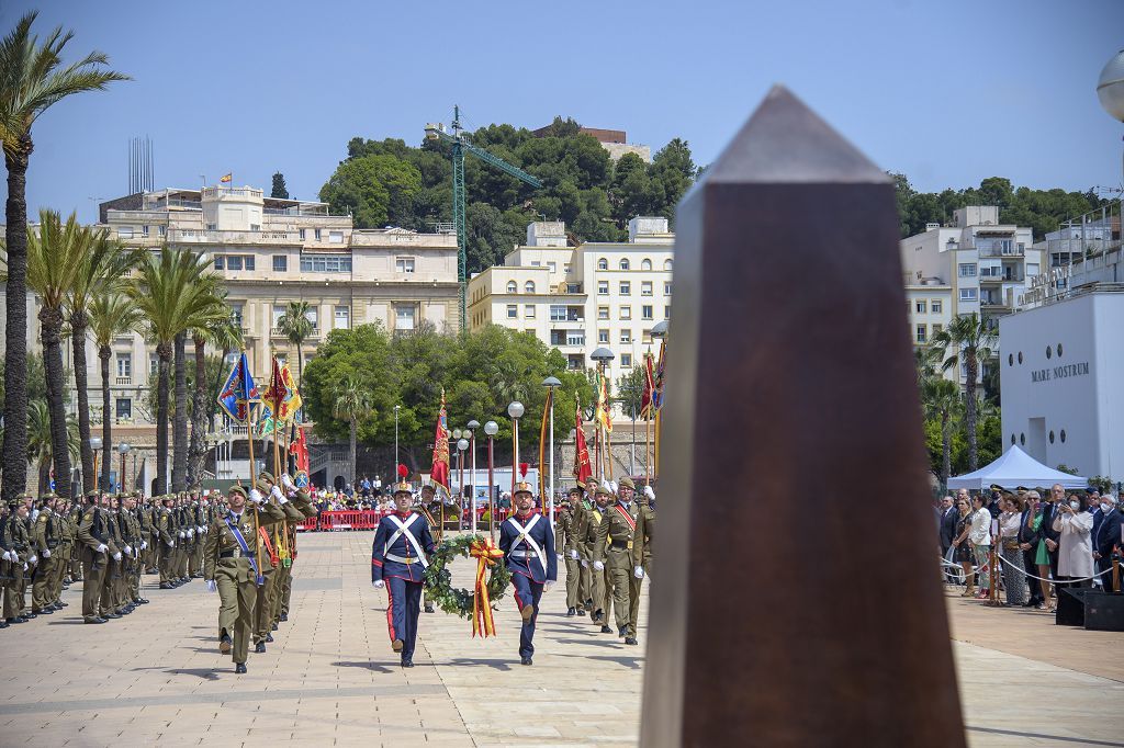 Emotivo homenaje a los héroes del 2 de mayo de 1808 en Cartagena