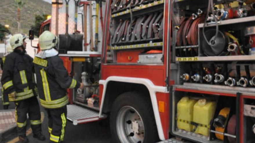 Efectivos del cuerpo de Bomberos en una intervención anterior.