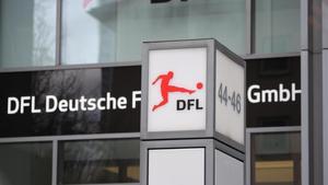 Entrada de las oficinas de la Liga Alemana de Fútbol (DFL)