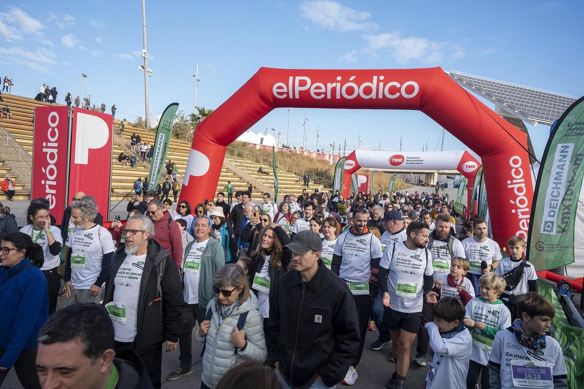 Barcelona corre contra el cáncer en el Fòrum