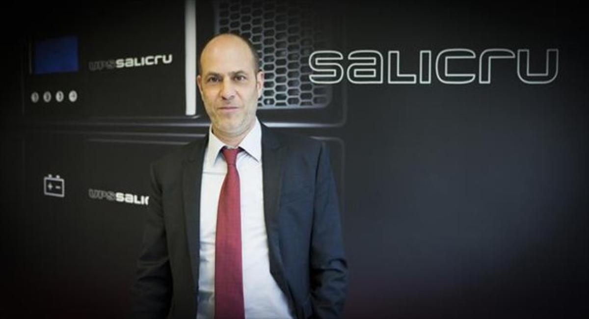 Optimisme 8 Eduard Salicrú, a les instal·lacions de la companyia Optimisme 8 Eduard Salicrú, a les instal·lacions de la companyia