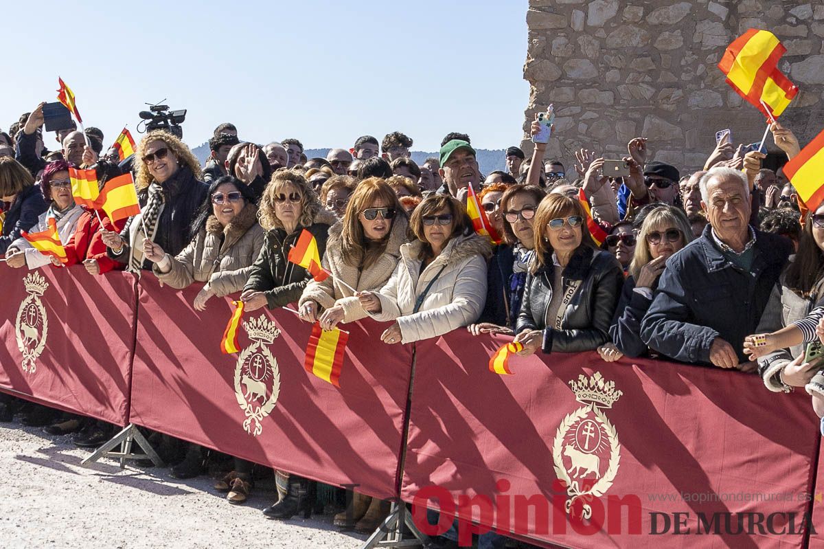 Visita de los reyes de España a Caravaca (explanada de la Basílica)