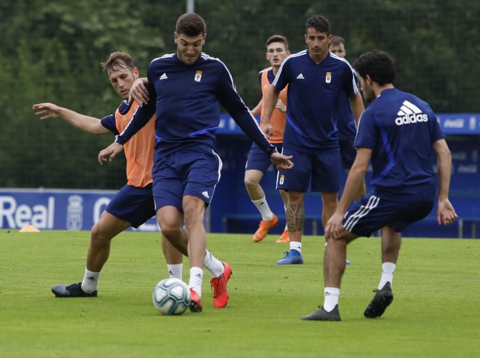 Primer entrenamiento del Real Oviedo para la tempo