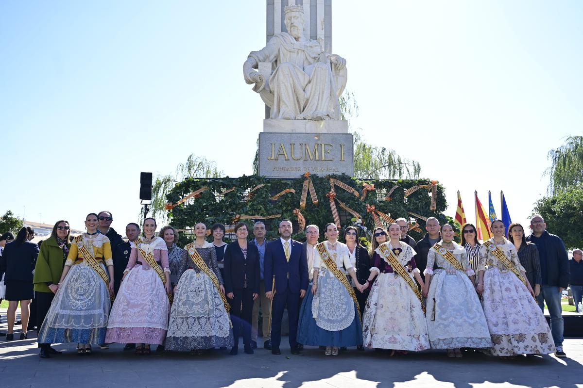 Galeria de fotos de l'homenatge a Jaume I en les festes fundacionals de Vila-real